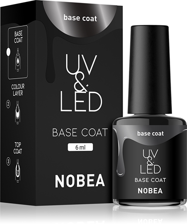 NOBEA UV & LED Base Coat vernis de base pour lampe UV/LED brillant