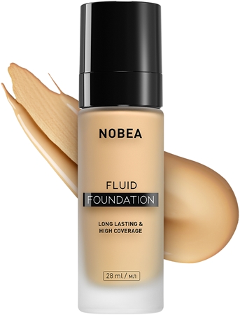 NOBEA Day-to-Day Fluid Foundation ilgai išliekantis makiažo pagrindas