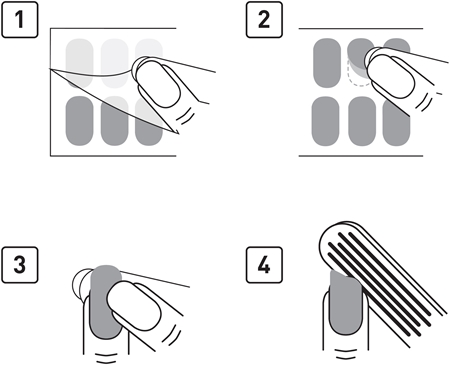 NOBEA Accessories Nail File Naljepnice za nokte
