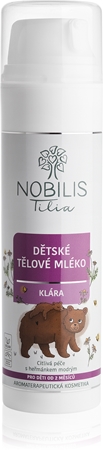 Nobilis Tilia Kids' Care Klára ravitseva ja kosteuttava vartalomaito sisältää kamomillaa