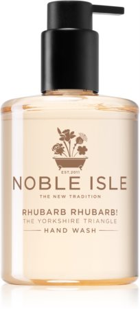 Noble Isle Rhubarb Rhubarb! savon liquide mains