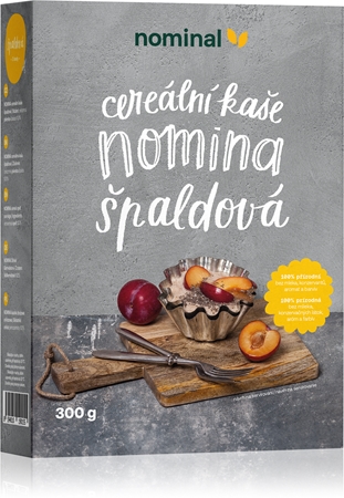 Nominal Cereálna kaša Nomina špaldová instantná kaša