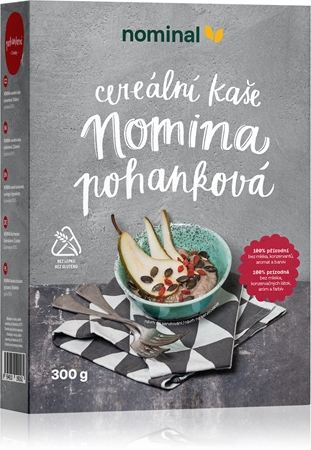 Nominal Cereálna kaša Nomina pohánková instantná kaša bez lepku