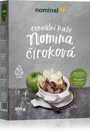 Nominal Cereální kaše Nomina čiroková instantní kaše bez lepku