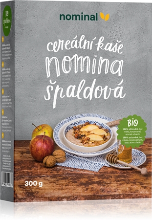 Nominal Cereální kaše Nomina špaldová instantní kaše v BIO kvalitě