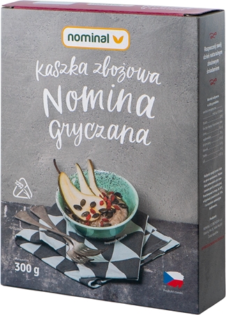 Nominal Kaszka zbożowa Nomina gryczana kaszka błyskawiczna Bezglutenowy