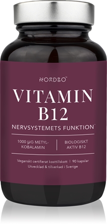 Nordbo B12 1000 ug podpora správného fungování organismu