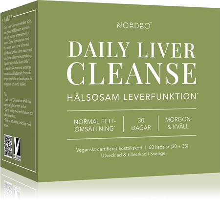 Nordbo Daily Liver Cleanse detoxikační kúra pro podporu funkce jater