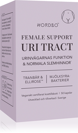 Nordbo Female Support Uri Tract kapsle pro podporu zdraví močových cest