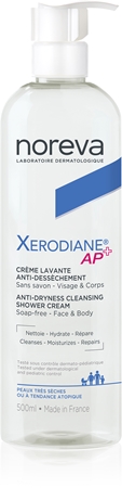 Noreva Xerodiane AP+ Anti-dryness Shower Cream Intensivt närande duschkräm för känslig hy