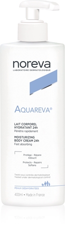 Noreva Aquareva Moisturizing Body Cream 24h nährende und feuchtigkeitsspendende Bodylotion
