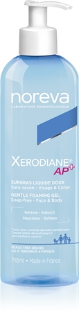 Noreva Xerodiane AP+ Gentle Foaming Gel Mild rensegel til ansigt og krop