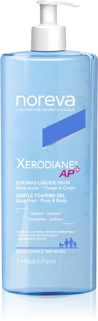 Noreva Xerodiane AP+ Gentle Foaming Gel Mild rensegel til ansigt og krop