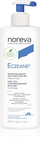 Noreva Eczeane Anti-Itch Lipid-Replenishing Balm 48H die beruhigende Creme Für Gesicht und Körper