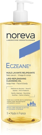 Noreva Eczeane Lipid-Replenishing Cleansing Oil gel nettoyant à base d'huile visage et corps