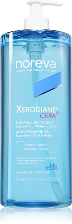 Noreva Xerodiane® Cera Gentle Foaming gel Gentle Cleansing Gel for dry and sensitive skin