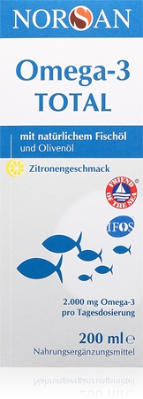 Norsan Omega-3 Total Fischöl für eine einwandfreie Funktion des Organismus