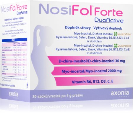 Nosifol Forte DuoActive prášek pro podporu plodnosti