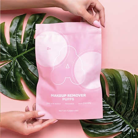Not So Funny Any Makeup Remover Puffs discos desmaquilhantes