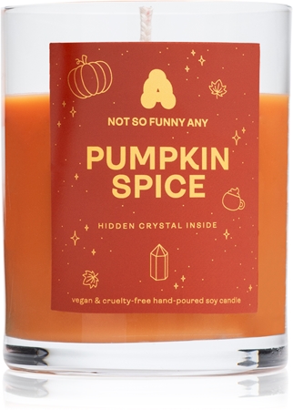 Not So Funny Any Crystal Candle Pumpkin Spice Kristallkerze