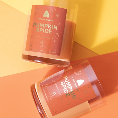 Not So Funny Any Crystal Candle Pumpkin Spice Kristallkerze