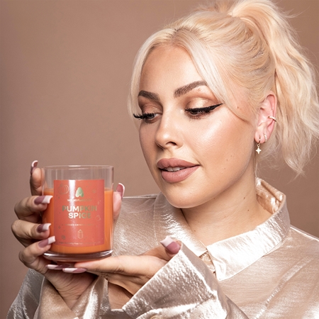 Not So Funny Any Crystal Candle Pumpkin Spice Kristallkerze