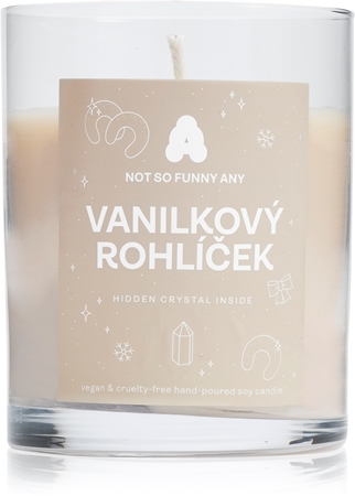 Not So Funny Any Crystal Candle Vanilkový rohlíček stearinljus med kristall