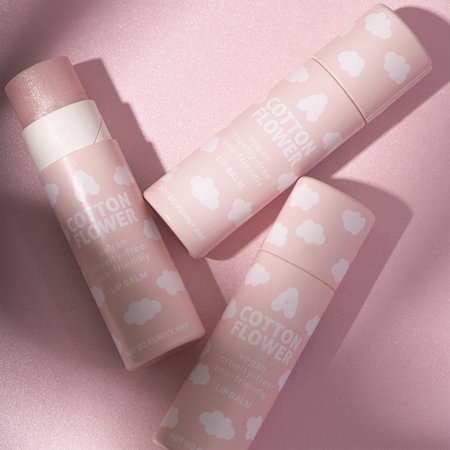 Not So Funny Any Lip Balm Cotton Flower balzam za ustnice z bleščicami