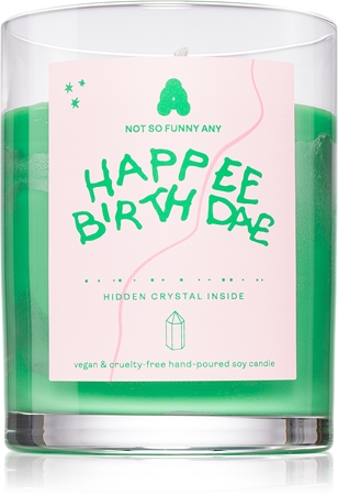 Not So Funny Any Crystal Candle Hapee Birthdae svíčka s krystalem