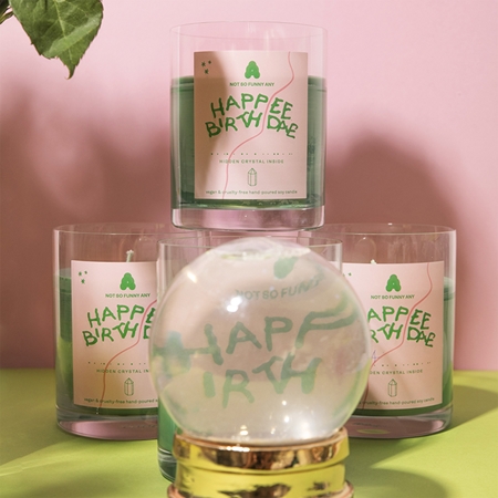 Not So Funny Any Crystal Candle Hapee Birthdae svíčka s krystalem