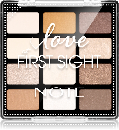 Note Cosmetique Love At First Sight paletka očních stínů