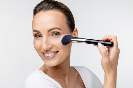 Notino Makeup Brushes Professional Angled Blush Make-Up Brush 161 пензлик для нанесення рум'ян