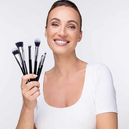 Notino Makeup Brushes Professional Eyeshadow Blending Make-Up Brush 205 štětec na oční stíny