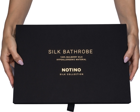 Notino Silk Collection Silk Bathrobe peignoir en soie