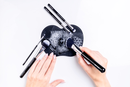 Notino Makeup Brushes Silicone Cleaning Mat For Make-Up Brushes alfombrilla limpiadora de brochas
