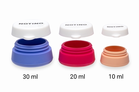 Notino Travel Collection Silicone Travel Jars Set reusable travel containers