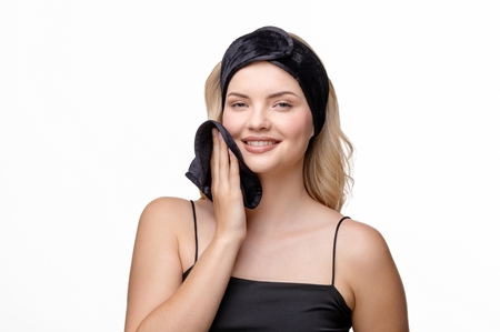 Notino Spa Collection Make-up removal set sada na odličovanie z mikrovlákna Black