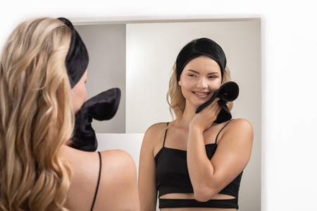 Notino Spa Collection Make-up removal set sada na odličovanie z mikrovlákna Black