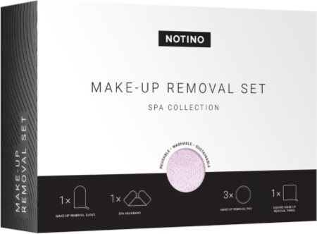 Notino Spa Collection Make-up removal set komplet za odstranjevanje ličil iz mikrovlaken Lilac