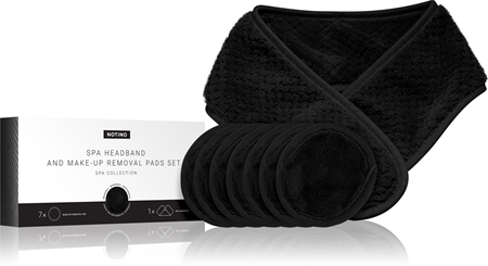 Notino Spa Collection Spa headband and make-up removal pads set makeup remover set with spa headband