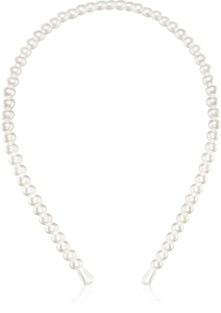 Notino Grace Collection Faux pearl headbands čelenka do vlasov