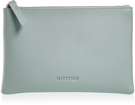 Notino Pastel Collection Brush set with pouch potovalni set čopičev s torbico