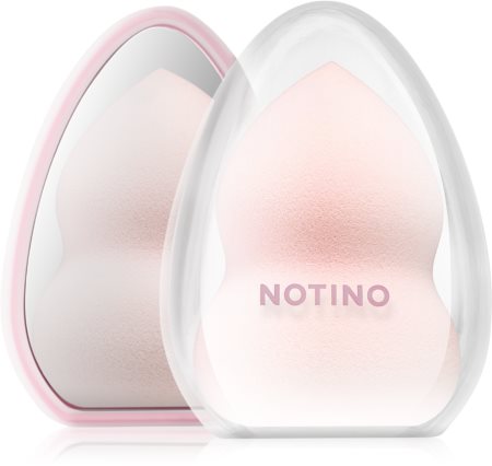 Notino Pastel Collection Make-up sponge with a mirror case gąbka do makijażu z etui