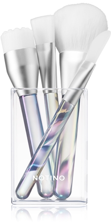Notino Spa Collection Skincare brush set with stand sada štetcov pre starostlivosť o pleť