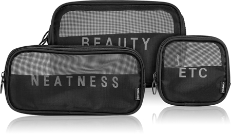 Notino Travel Collection Set of travel cosmetic bags ensemble de trousses de toilette de voyage
