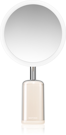 Notino Beauty Electro Collection Round LED Make-up mirror with a stand kozmetično ogledalce z osvetlitvijo