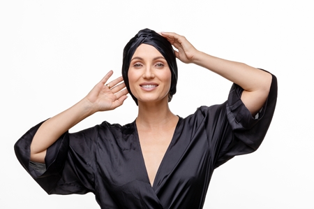 Notino Silk Collection Hair wrap hedvábný turban na vlasy