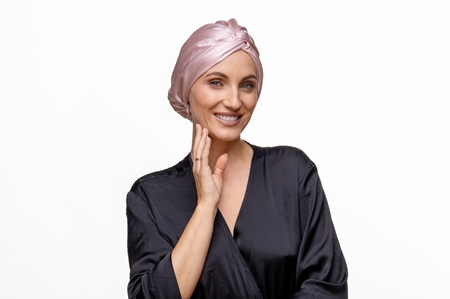 Notino Silk Collection Hair wrap hedvábný turban na vlasy