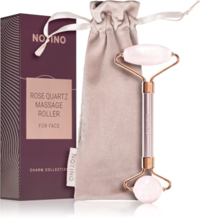 Notino Charm Collection Rose quartz massage roller for face acessório para massagem para rosto