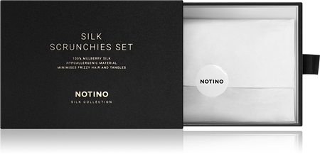 Notino Silk Collection Scrunchie Set zestaw jedwabnych gumek do włosów odcień